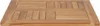 vidaXL Tischplatte Massivholz Teak 60×60×2,5 cm Produktbild-Vorschau 2