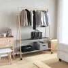 vidaXL Portemanteau avec étagères et roulettes Voir les images du produit 1