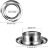 50 Ösen-Sets, 20 mm Ösen, für die Reparatur von Zeltplanen Produktbild-Vorschau 2