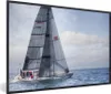 MuchoWow® Gerahmtes Poster Segelboot nimmt an einer Regatta Produktbild-Vorschau 1