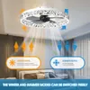Stropní ventilátor s LED světlem, moderní design, dálkové Náhled obrázku produktu 3
