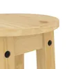 Sgabello da bar 2 pezzi. Legno di pino massiccio Anteprima dell’immagine prodotto 10