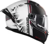 MT BRAKER SV CHARM Integralhelm L in schwarz/weiß Produktbild-Vorschau 6