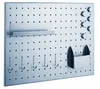 Alco Magnettafel gelocht Edelstahl 500x350mm silber inkl. Produktbild-Vorschau 1