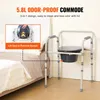 Toilettenstuhl, Nachtkommode mit Breiterem Toilettensitz, Produktbild-Vorschau 6