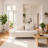 home24 Schlafsofa - Cord / Eiche - Creme - Eiche Hell Produktbild-Vorschau 3