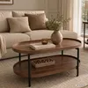 Tavolino da salotto stile loft CORTADO 90 cm ovale con Anteprima dell’immagine prodotto 7