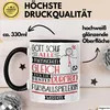Fußballspielerin Geschenk Becher Tasse Gott Schuf Alle Produktbild-Vorschau 3