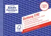 A close-up of Avery Zweckform 1742, a receipt book, with product details and branding visible. Náhľad obrázku produktu