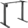 A dark gray electric sit-stand desk frame with two legs and a crossbar, shown against a white background. Náhled obrázku produktu