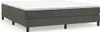 vidaXL Box spring bed frame dark grey 160x200 cm velvet Náhľad obrázku produktu 1