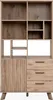 Highboard Kommode Wellington | 3D-Reliefoptik | Produktbild-Vorschau 3