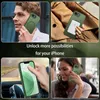 Collage of four images showing a green iPhone case being used in different scenarios. Anteprima dell’immagine prodotto