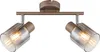 GLOBO Illuminazione Faretto WALTON LWH 26x8x15 cm marrone Anteprima dell’immagine prodotto 2