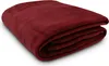 A folded burgundy blanket is shown on a white background. Produktbild-Vorschau