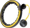 Magnetischer Hula Hoop mit Gewicht, TPE, Schwarz/Gelb, mit Produktbild-Vorschau 1