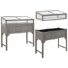 vidaXL Hochbeet mit Gewächshaus 110x54x120 cm Massivholz Produktbild-Vorschau 5