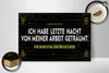 Holzschild Spruch 30x20cm von Arbeit geträumt schreibe Produktbild-Vorschau 2