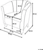 BELIANI Cocktailsessel Braun Kunstleder glänzend modern  Produktbild-Vorschau 7