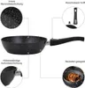 Resto Kitchenware Aries, Kulatý, Univerzální pánev, Černá, Náhled obrázku produktu 3