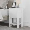 Skye Decor, Ema - White, White, Nachttische & -schränke, Produktbild-Vorschau 1