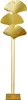 riess-ambiente Stehlampe GINKGO 160cm gold Metall E14 Produktbild-Vorschau 10
