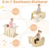 GOPLUS 6 in 1 Klettergerüst, Kletterdreieck mit klappbarer Produktbild-Vorschau 6