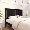 vidaXL Kopfteil Schwarz 125,5x4x100 cm Massivholz Kiefer -  Produktbild-Vorschau 2
