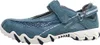 Allrounder by Mephisto Niro scarpe da donna mocassini blu Anteprima dell’immagine prodotto 24