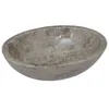 vidaXL Waschbecken Grau 53x40x15 cm Marmor Produktbild-Vorschau 8