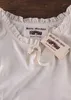 Mittelalter Bluse Birga mit 3/4 Arm, natur - Baumwolle Produktbild-Vorschau 7