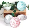 50 Japan Reis- Teeschale 5 er Set, Retro Design Blumen Produktbild-Vorschau 4