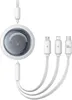 3-in-1 Baseus Free2Draw USB to M+L+C 100W cable, 1.1 m Anteprima dell’immagine prodotto 1