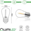 LUMILED LED Lampen E27 Warmweiss ST45/S14 1W Ersetzt 10 W Produktbild-Vorschau 6