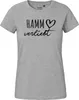 Huuraa Damen T-Shirt Hamm verliebt L Sport Grey Bio Produktbild-Vorschau 2