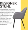 ALBATROS Esszimmerstühle 2er Set SALO, Grau - Modern und Produktbild-Vorschau 6