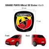 Naklejka Abarth 3D z logo części zamiennej do Fiata Grande Podgląd zdjęcia produktu 3