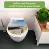 banjado Familien WC Sitz weiß mit Absenkautomatik und Motiv Produktbild-Vorschau 2