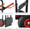 tectake® Sáková vozík Jürgen s ocelovým rámem Bezpečnostní Náhled obrázku produktu 5