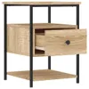 vidaXL Comodino rovere Sonoma 40x42x56 cm materiale a base Anteprima dell’immagine prodotto 5