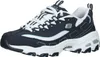 A single navy and white Skechers sneaker is shown against a white background. Produktbild-Vorschau