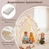 COSTWAY, namiot dla dzieci 2 w 1 z bramką ochronną, domek Podgląd zdjęcia produktu 7
