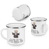Mr. & Mrs. Panda Emaille Tasse Pfarrer Herz - Weiß - Produktbild-Vorschau 4