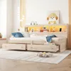 sofa rozkładana 90x200 cm z gniazdami USB i ładowania, Podgląd zdjęcia produktu 3