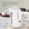 GOURMETmaxx Wasserkocher mit Kalkfilter - 1,7l - weiß/grau Produktbild-Vorschau 6