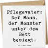 Mr. & Mrs. Panda Grußkarte Spruch Pflegevater Held - Weiß - Produktbild-Vorschau 1