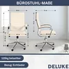 DELUKE® Bürostuhl Ergonomisch MEGAO Schreibtischstuhl Produktbild-Vorschau 2