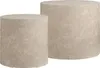 Set di 2 tavolini Nuuk in marmo beige. Anteprima dell’immagine prodotto 2