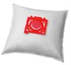 A white vacuum cleaner bag with a red plastic adapter. Náhľad obrázku produktu