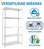 PROREGAL Schraubregal PANDA | HxBxT 180x80x30cm | Fachlast Produktbild-Vorschau 11